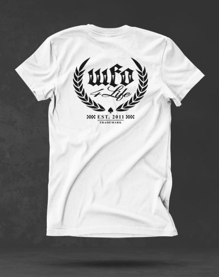 WFO 4 LIFE ™ - "Checker OG Trademark" - White T-Shirt